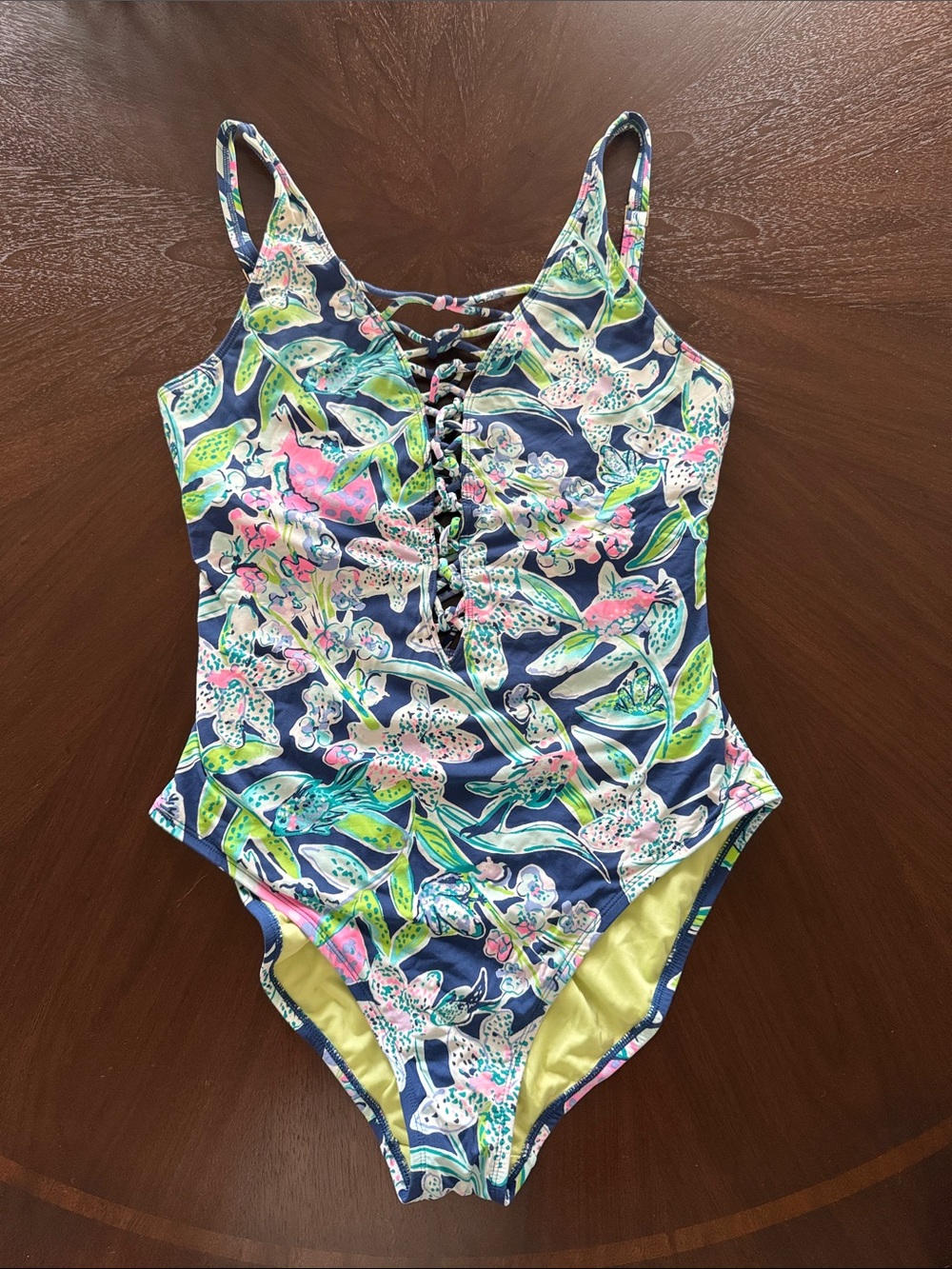 Lilly Pulitzer Isle Lattice One-piece Swimsuit